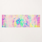 絞り染めカラフルネオンサマー ヨガマット (正面(横))