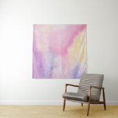 絞り染めカラフル青 タペストリー (インサイチュ(横))