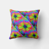 絞り染めカラフル クッション (裏面)