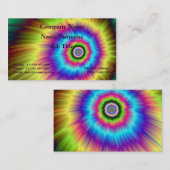 絞り染めカラー爆発名刺 名刺 (正面/裏面)