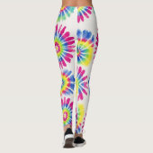 絞り染めクラシック効果継ぎ目なしパターン レギンス (裏面)