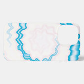 絞り染めグルーヴファンキーレトロ旋回カラフルパターン iPhoneケース (裏面横)