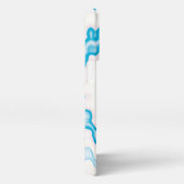 絞り染めグルーヴファンキーレトロ旋回カラフルパターン iPhoneケース (右側面)