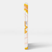 絞り染めグルーヴファンキーレトロ旋回カラフル iPhoneケース (左側面)