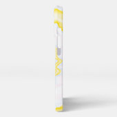 絞り染めグルーヴファンキーレトロ旋回カラフル iPhoneケース (左側面)