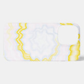 絞り染めグルーヴファンキーレトロ旋回カラフル iPhoneケース (裏面横)