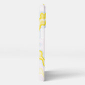 絞り染めグルーヴファンキーレトロ旋回カラフル iPhoneケース (右側面)