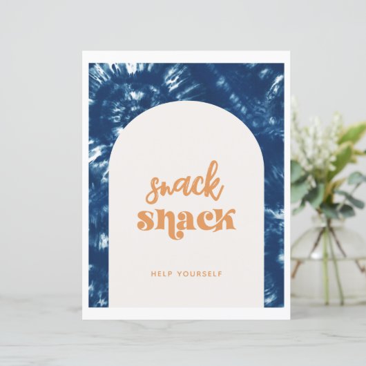 絞り染めサーフパーティー |スナック看板 (スタンド正面)