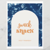 絞り染めサーフパーティー |スナック看板 (正面)