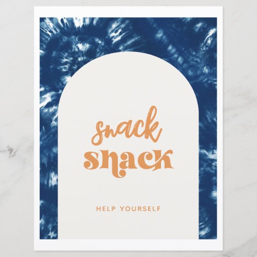 絞り染めサーフパーティー |スナック看板 (正面)