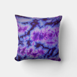 絞り染めシェードオブパープル&ブルー クッション