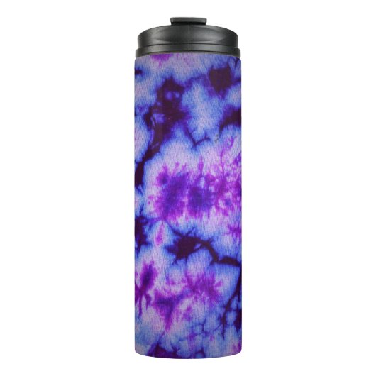 絞り染めシェードオブパープル&ブルー タンブラー (正面)