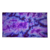 絞り染めシェードオブパープル&ブルー 枕カバー (裏面)