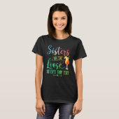 絞り染めシスターズ・オン・ザ・ルーズ・シスターの週末旅行 Tシャツ (正面フル)