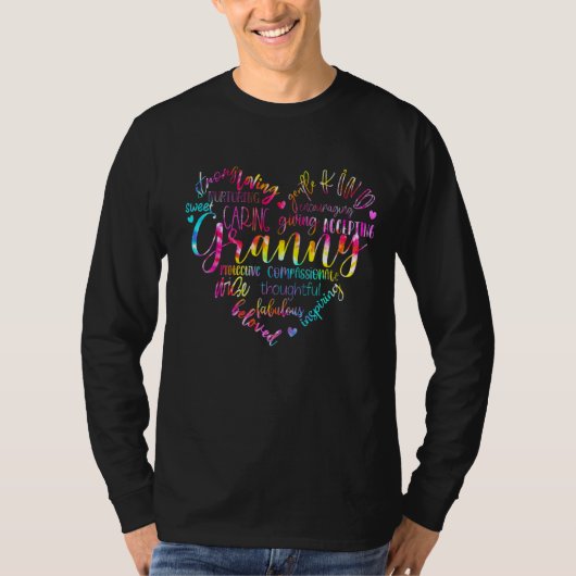 絞り染めジギハートマザーズデイアイディア Tシャツ (正面)
