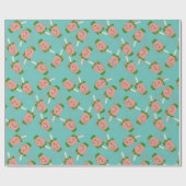 絞り染めスイカポップ・アートのアイスクリーム ラッピングペーパー (フラット)