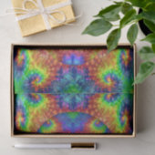 絞り染めスカルデッドゾンビ完全に死んでいなティッシュペーパー 薄葉紙 (ギフト)