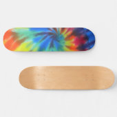 絞り染めスケートボードデッキ スケートボード (横)