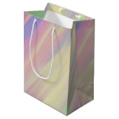 絞り染めスタイル数々の色ブレンド背景 ミディアムペーパーバッグ (正面アングル)