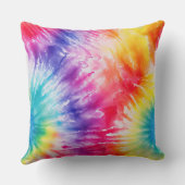 絞り染めストライプ クッション (裏面)