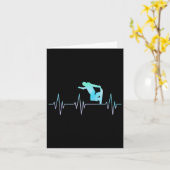 絞り染めスノーボード恋人スノーボードハートビートスノ カード (黄色い花)