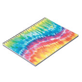 絞り染めスパイラルノートブック ノートブック (左側)