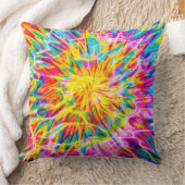 絞り染めスプラッシュ クッション (ブランケット)