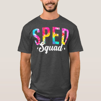 絞り染めスペッドスクワッドスペシャルエド先生バックトゥScho Tシャツ