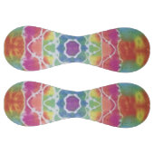 絞り染めソフトボールレインボー曼荼羅 ソフトボール (パネル)