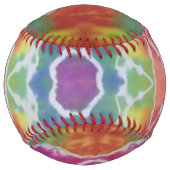 絞り染めソフトボールレインボー曼荼羅 ソフトボール (裏面)