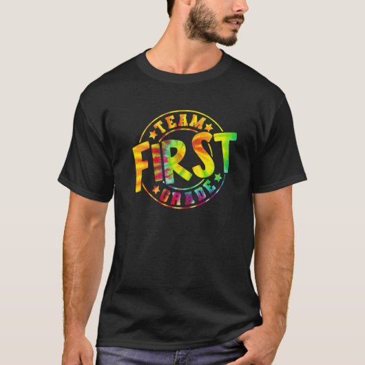 絞り染めチーム1年生1年生先生 Tシャツ (正面)