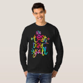 絞り染めテスト日先生テスト日Yall Tシャツ (正面フル)