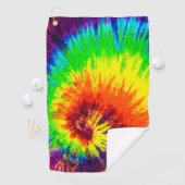 絞り染めディスクゴルフディスクタオル ゴルフタオル (インサイチュ)