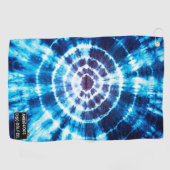 絞り染めディスクゴルフディスクタオル ゴルフタオル (横)