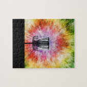 絞り染めディスクゴルフバスケット ジグソーパズル (横)