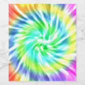 絞り染めデザインカスタムラベル ワインラベル (シングルラベル)