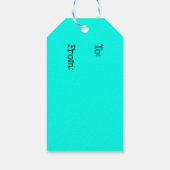 絞り染めデザインギフトラベル ギフトタグ (裏面)