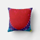 絞り染めデザイン クッション (裏面)