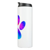 絞り染めドッグポープリントグラフィック タンブラー (回転右)