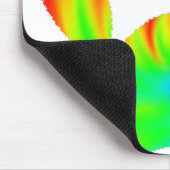 絞り染めドッグポープリントグラフィック マウスパッド (コーナー)