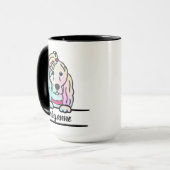 絞り染めドッグマグ マグカップ (正面左)