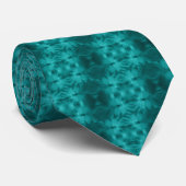 絞り染めネクタイ – ティール（緑がかった色） ネクタイ (ロール)