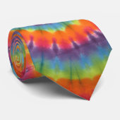 絞り染めネクタイ – 二重スワール ネクタイ (ロール)