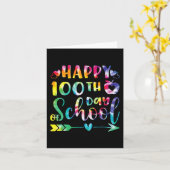 絞り染めハッピースクール先生 カード (黄色い花)