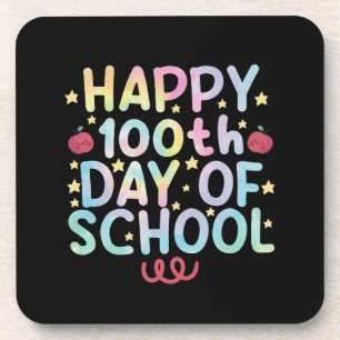 絞り染めハッピースクール先生 コースター