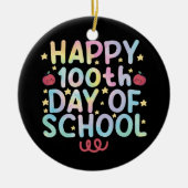 絞り染めハッピースクール先生 セラミックオーナメント (正面)