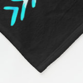 絞り染めハッピースクール先生 フリースブランケット (角)