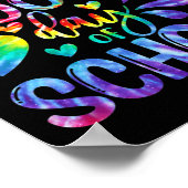 絞り染めハッピースクール先生 ポスター (角)