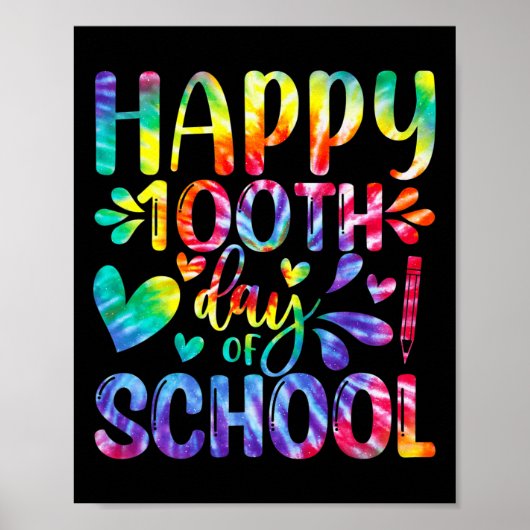 絞り染めハッピースクール先生 ポスター (正面)