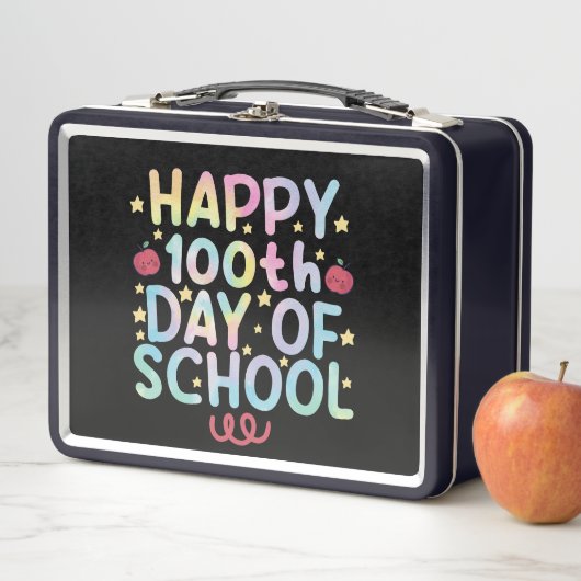 絞り染めハッピースクール先生 メタルランチボックス (インサイチュ)